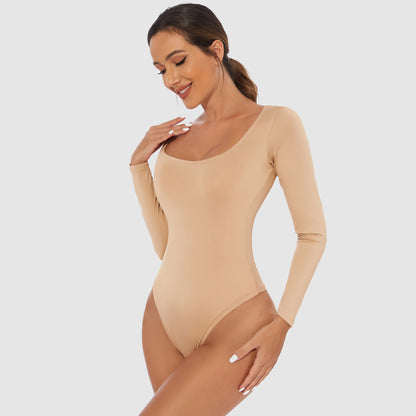 Amelia Long Sleeve Seamless Bodysuit