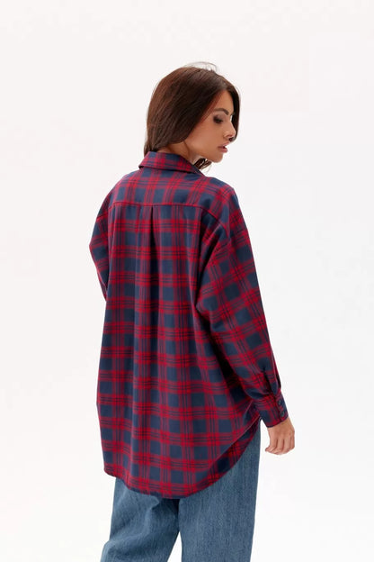 Amelia Checkered Oversize Shirt