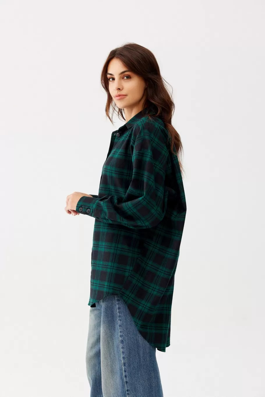 Amelia Checkered Oversize Shirt