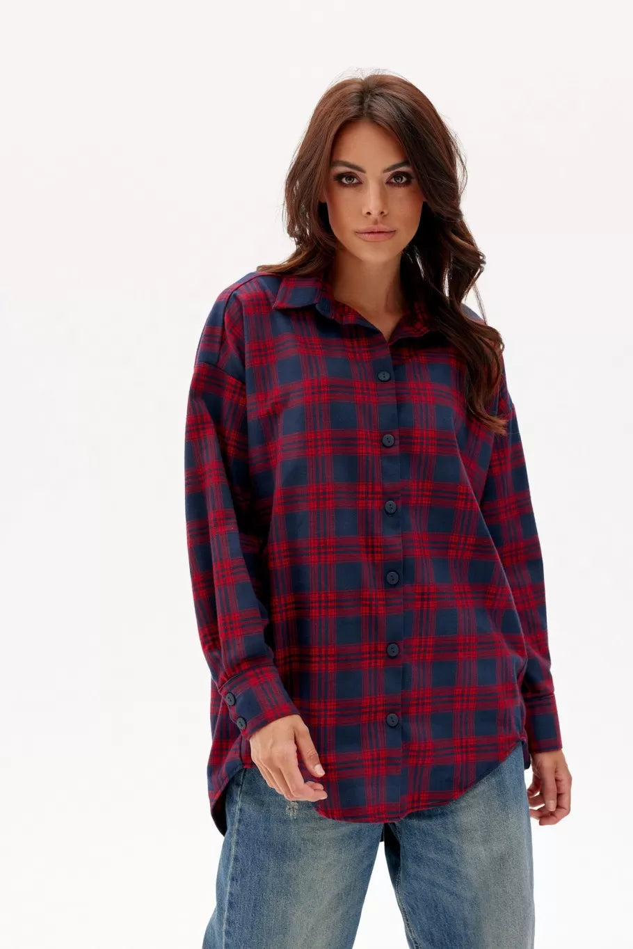 Amelia Checkered Oversize Shirt