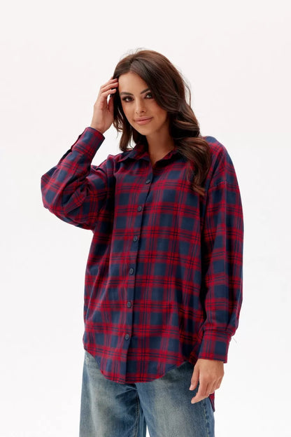 Amelia Checkered Oversize Shirt