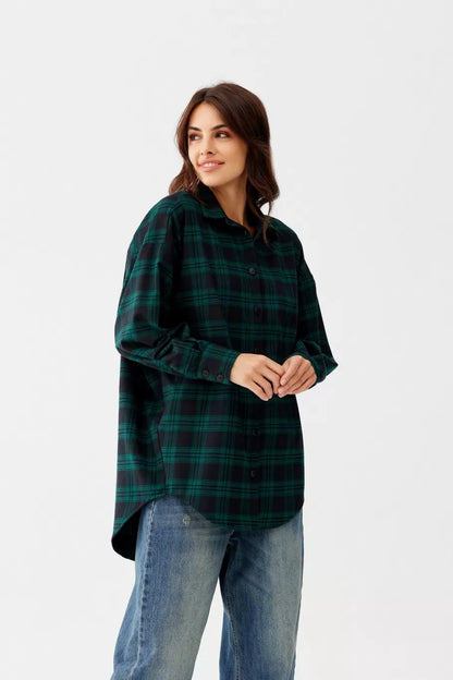 Amelia Checkered Oversize Shirt