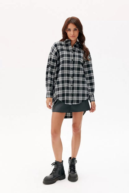 Amelia Checkered Oversize Shirt