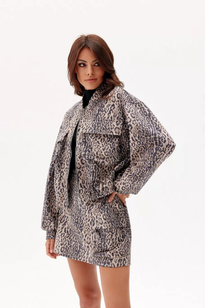 Amelia Print Leopard Jacket