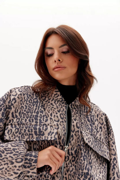 Amelia Print Leopard Jacket