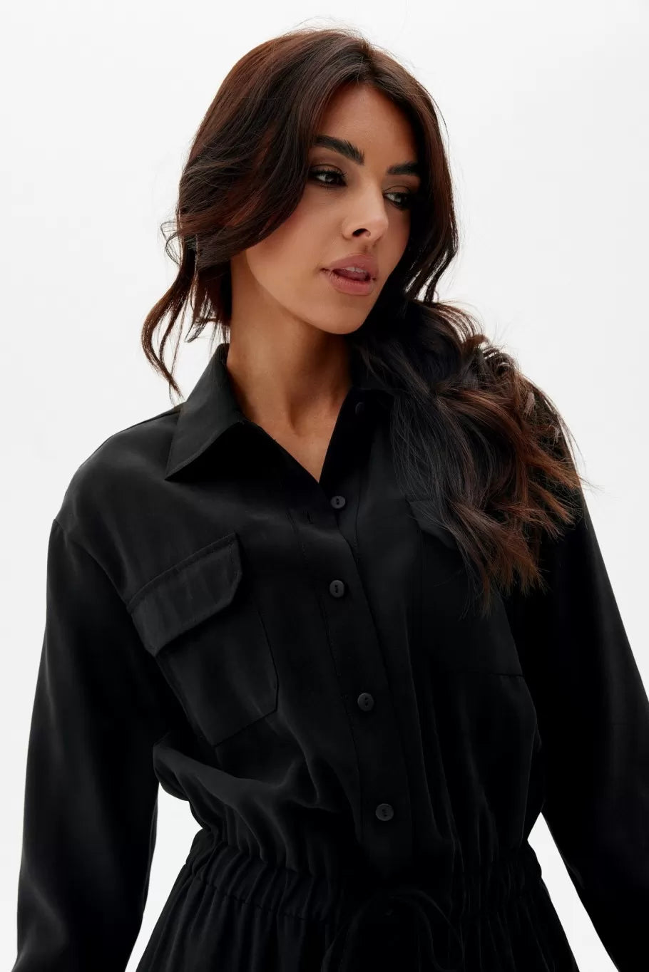 Amelia Shirt Style Jumpsuit