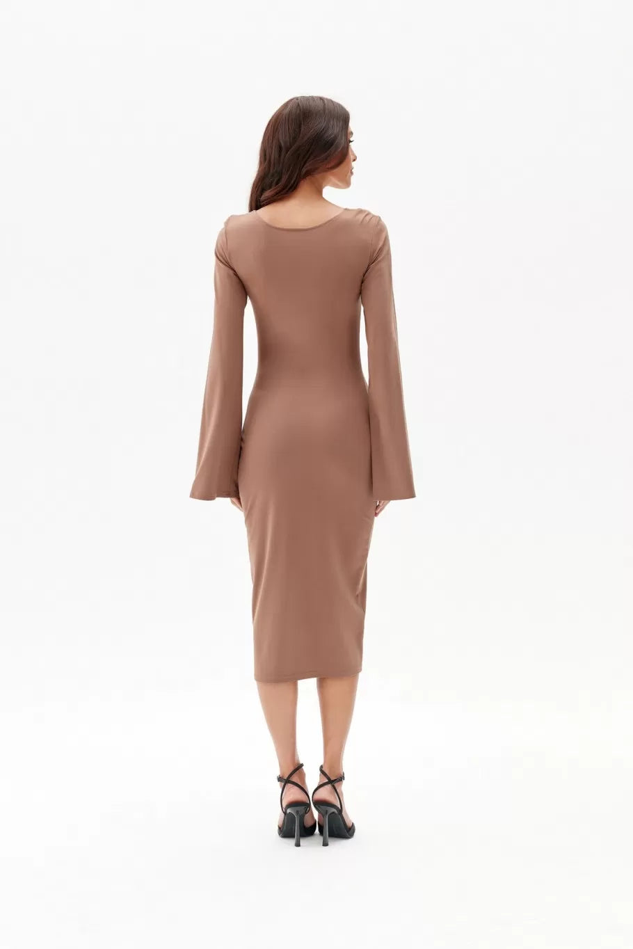 Amelia Square Neck Midi Dress