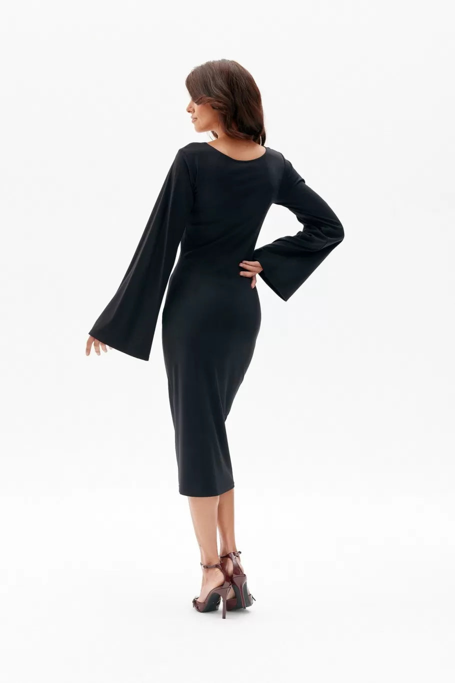 Amelia Square Neck Midi Dress