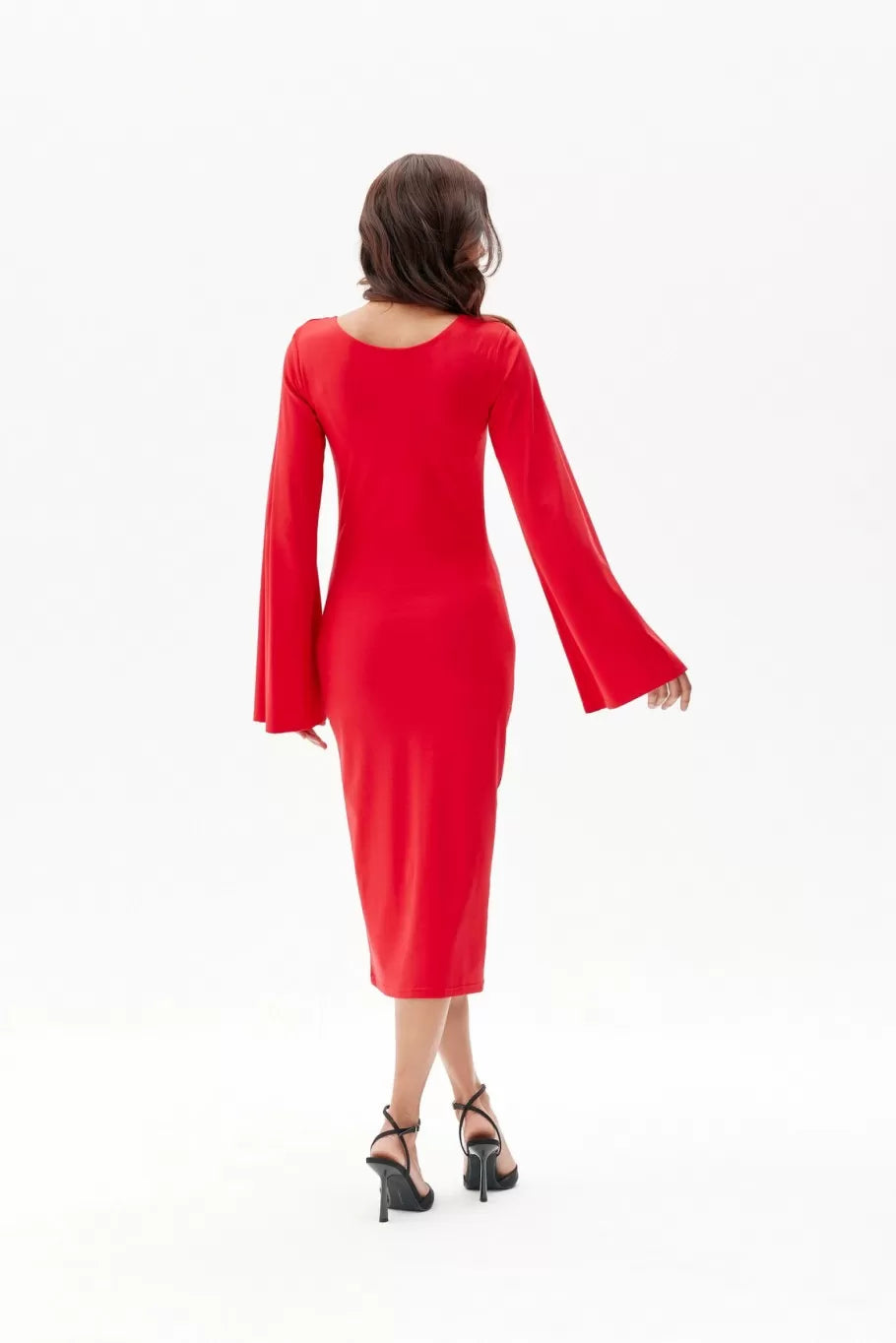 Amelia Square Neck Midi Dress