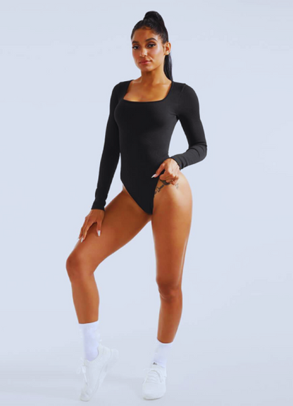 Amelia Long Sleeve Seamless Bodysuit