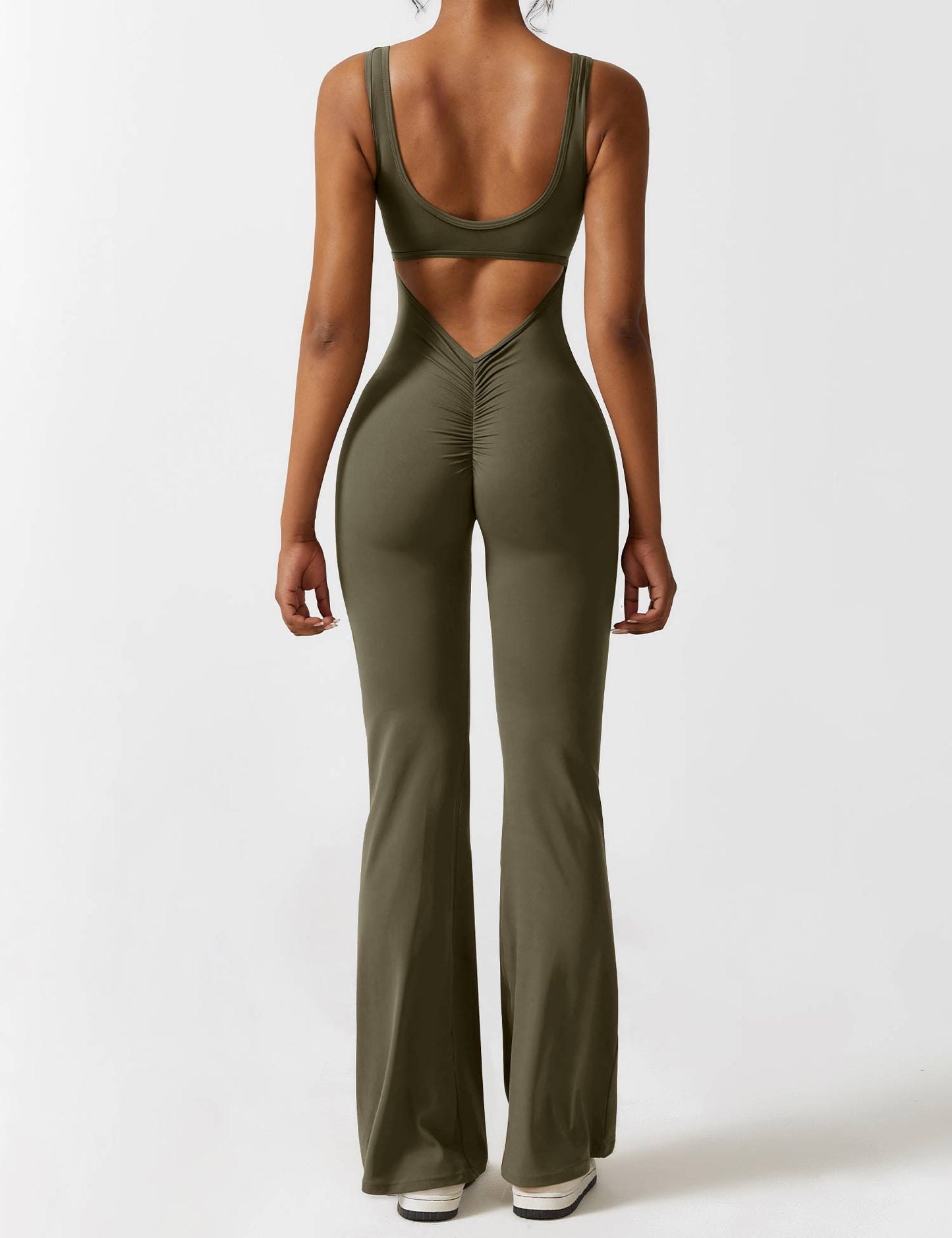 Amelia Flare Scrunch Bum Jumpsuits