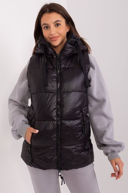 Amelia Quilted Zip-Up Vest