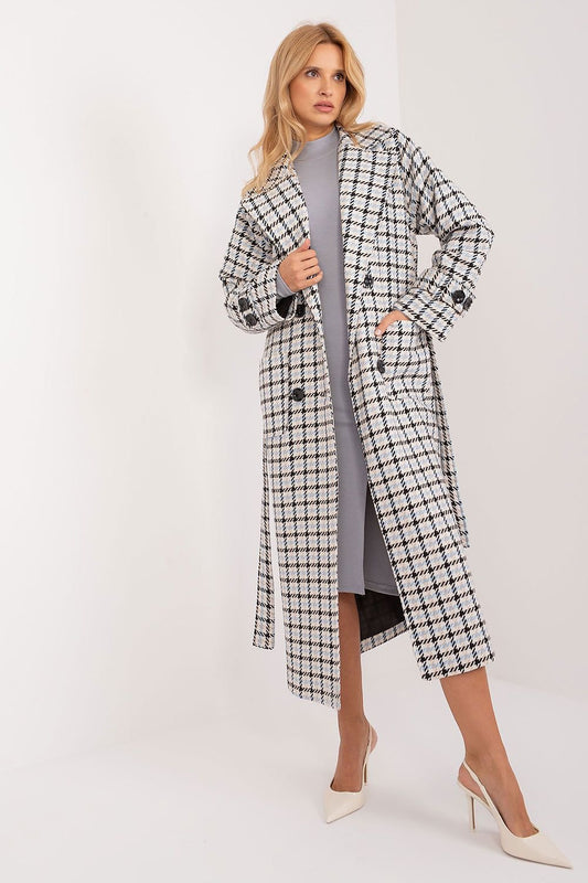 Amelia Check Pattern Coat