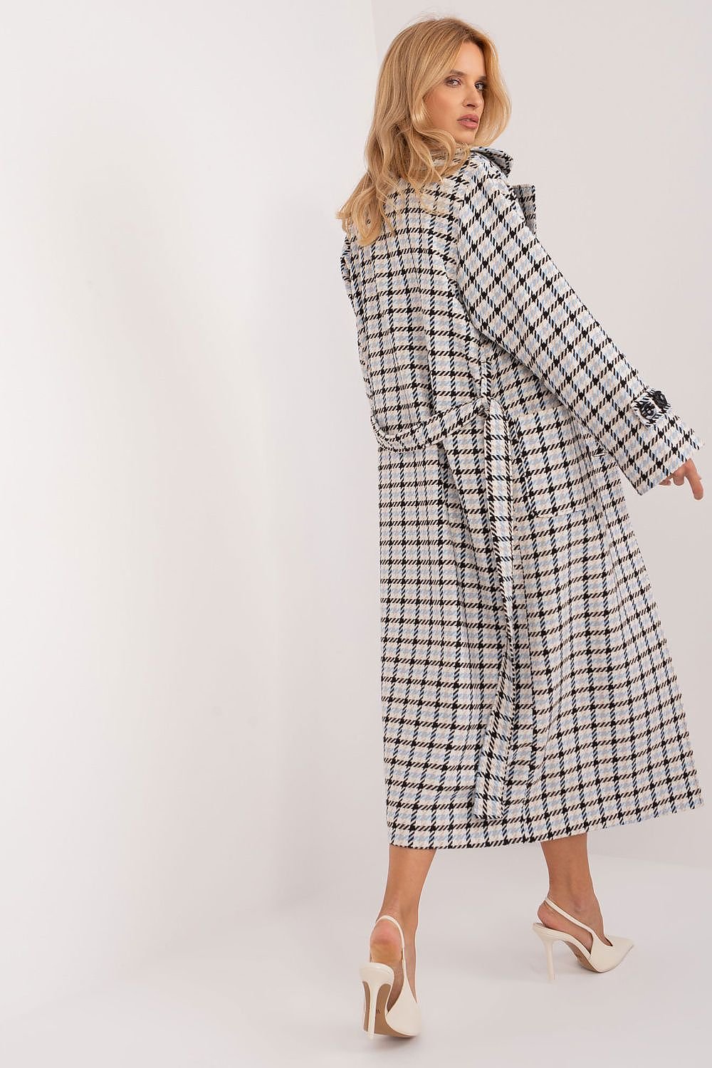 Amelia Check Pattern Coat