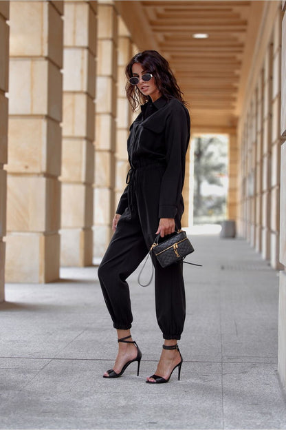 Amelia Shirt Style Jumpsuit