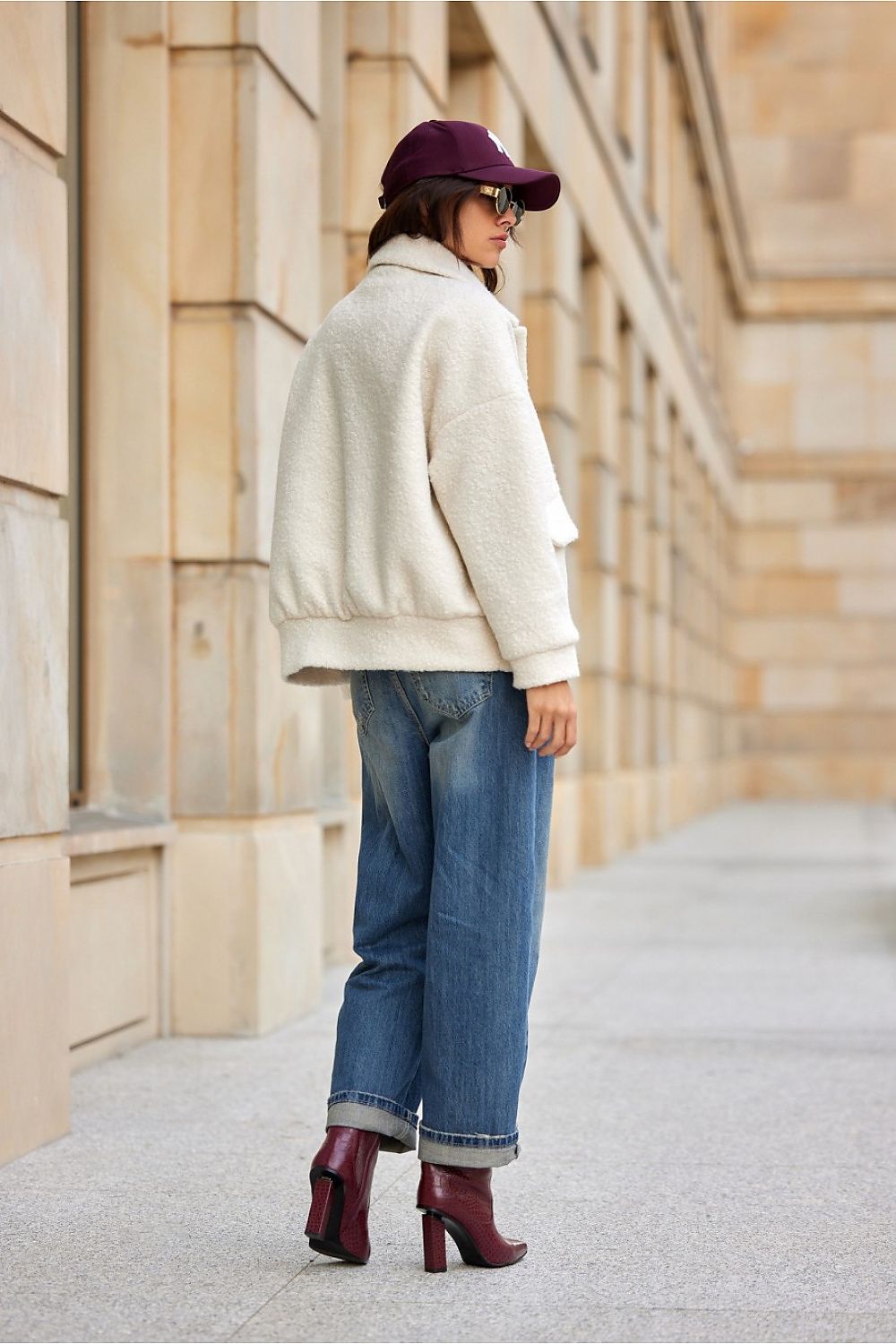 Amelia Sheepskin Oversize Jacket