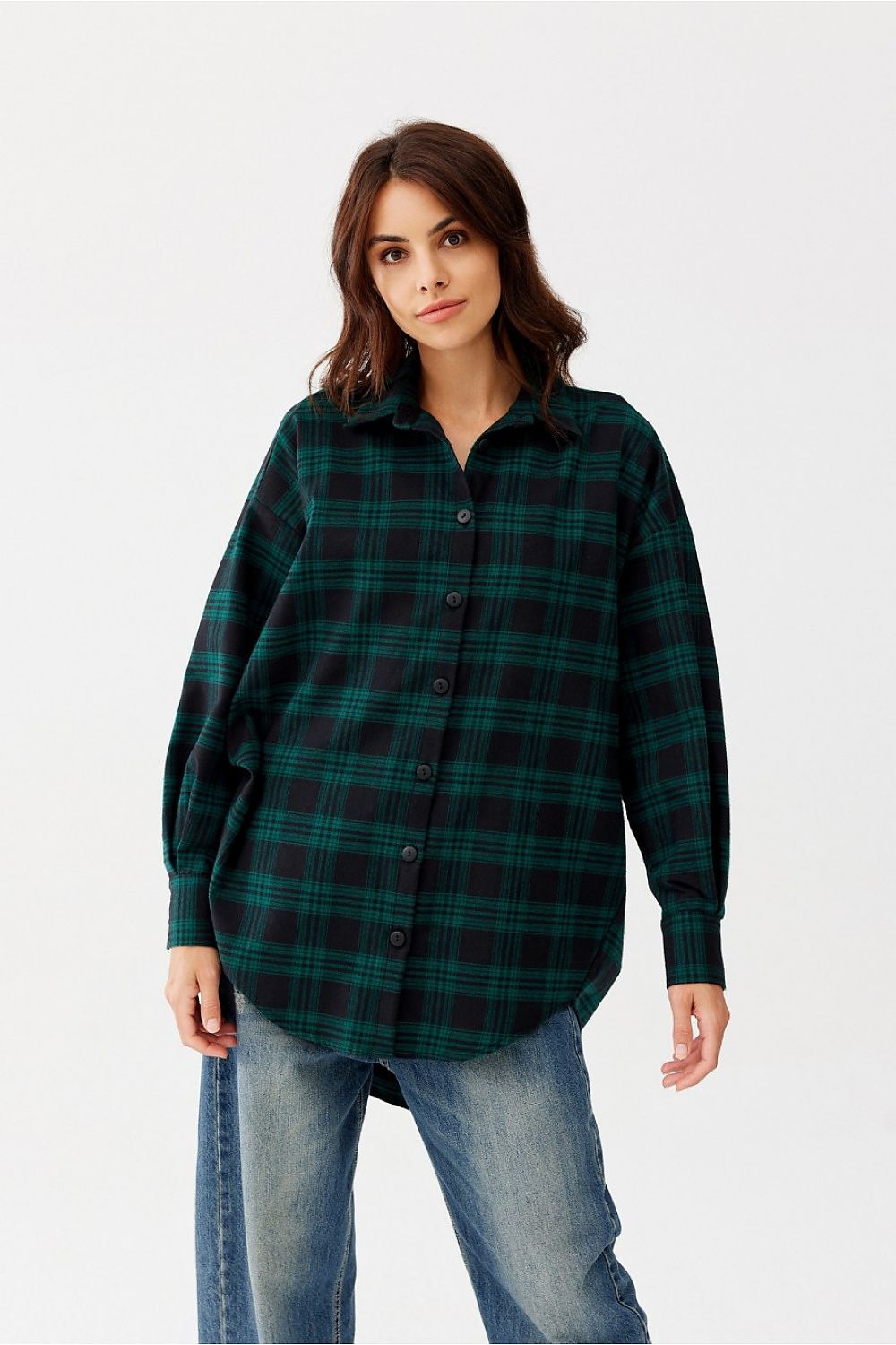 Amelia Checkered Oversize Shirt