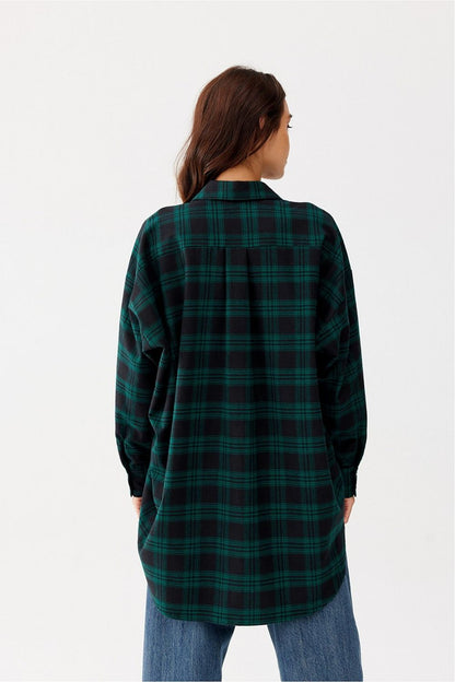 Amelia Checkered Oversize Shirt