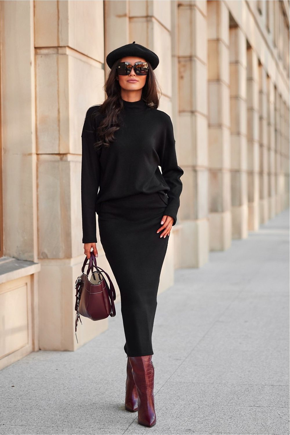 Lydia Half Turtleneck Blouse