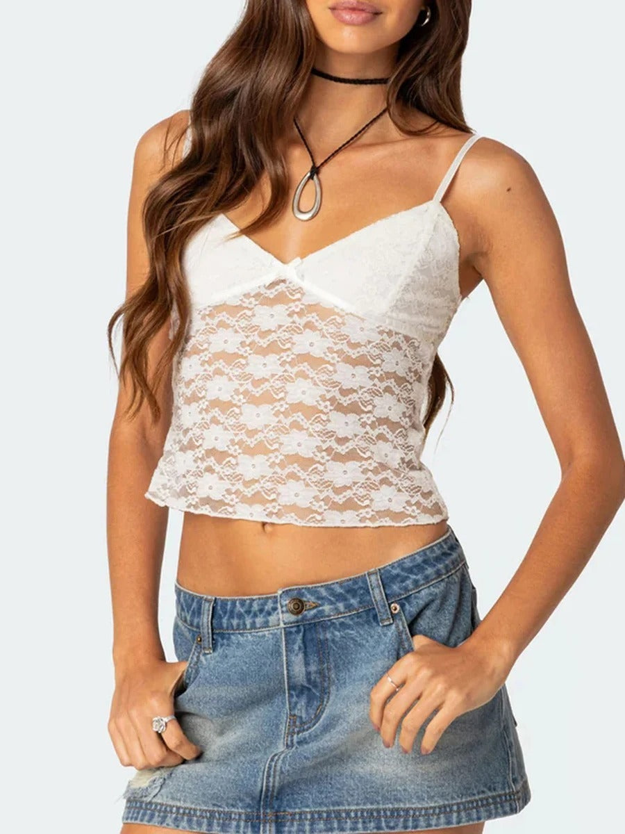 Amelia Lace Tank Top